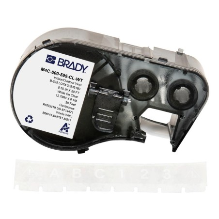 Brady BMP41/BMP51/BMP53/M511 Label - M4C-500-595-CL-WT